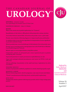 canadian journal of urology